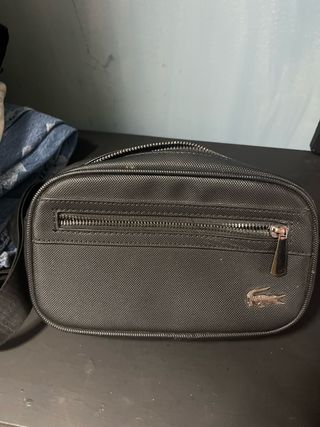 Riñonera Lacoste Negra