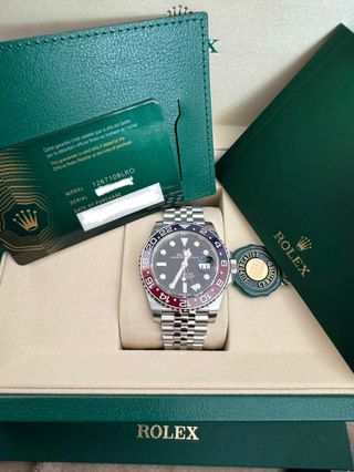 Rolex GMT-Master II Pepsi Jubilee 126710BLRO