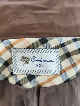 Gabardina Marrón Talla XXL