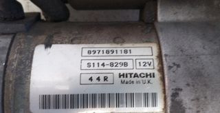 Motor Arranque Opel 140340 S114-829B Astra H