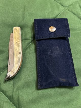 Coltello da tasca con manico in corno