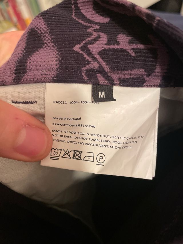 Paccbet Pantaloni baggy Corduroy Full Print M acg