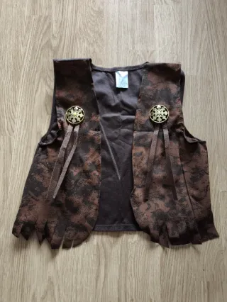 Chaleco disfraz infantil marrón