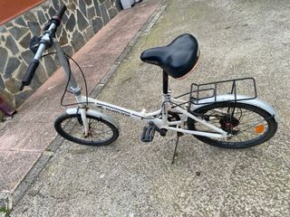 Bicicleta Plegable Shimano Blanca
