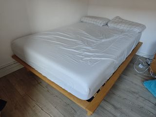 Estructura Cama MUJI Roble 140x200/190 + Patas