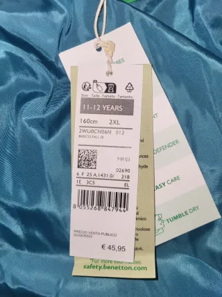 Plumífero Bennetton