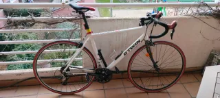 Bicicleta Carretera Btwin Triban 3 Blanca