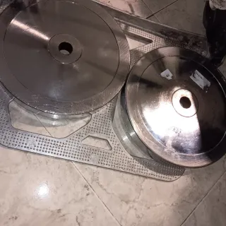 2 Discos Cromados 20kg C/U