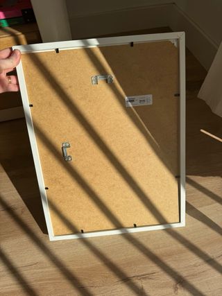 Marco de fotos blanco crudo