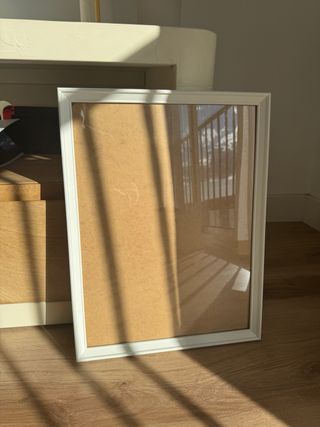 Marco de fotos blanco crudo