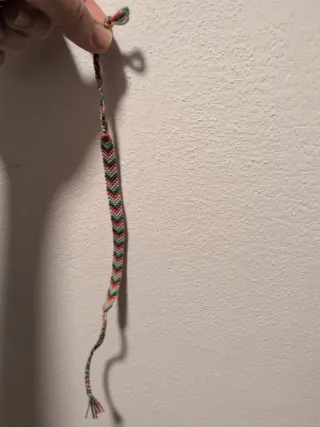 Braccialetto fatto a mano zig-zag