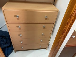 Cajonera de madera 5 cajones