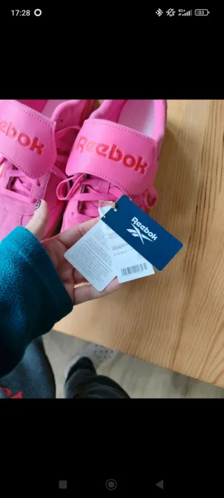 Zapatillas Reebok Niña Rosa Velcro