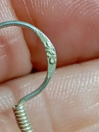 Pendientes Plata Ley Ovalados Piedra calcedonia