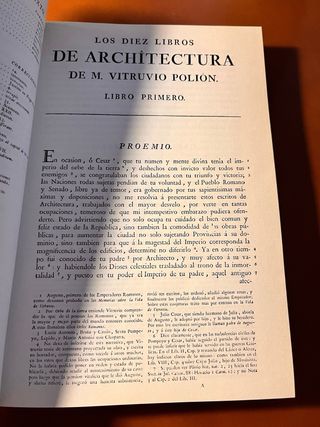 Los diez libros de Arquitectura, Vitruvio
