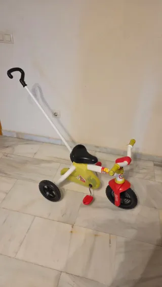 Bici de bebé con empujador