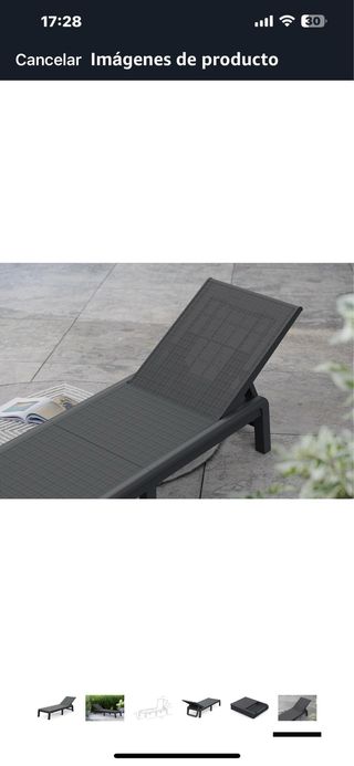 Tumbona Keter Palma Gris N200