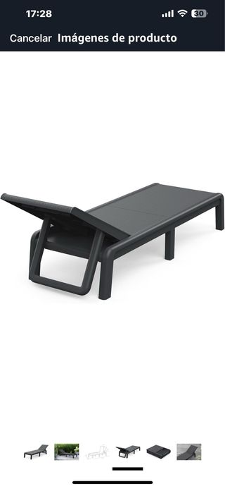 Tumbona Keter Palma Gris N200