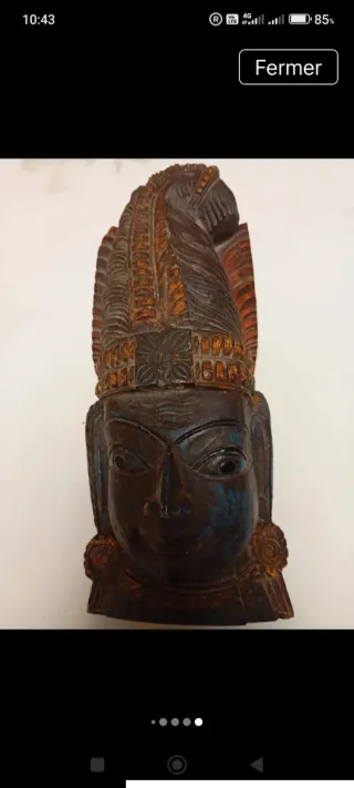 Figura Vishnu India antigua.