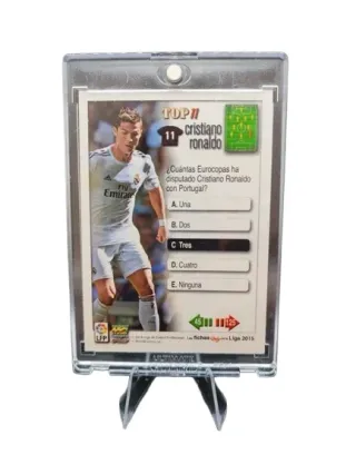 2 Cromos Cristiano Ronaldo Real Madrid