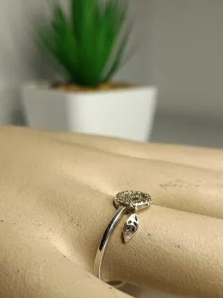 Anillo Plata Ley Delicado