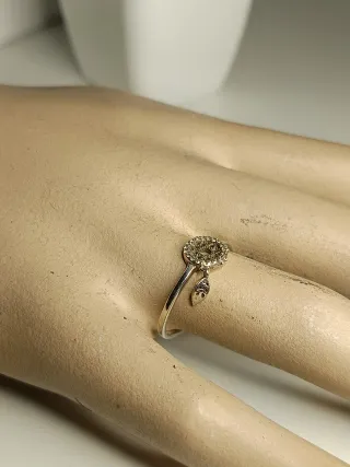 Anillo Plata Ley Delicado