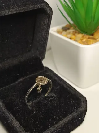 Anillo Plata Ley Delicado