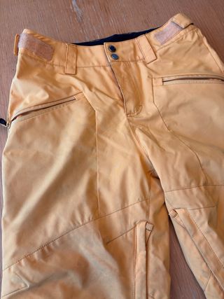 Pantalón de esquí Quiksilver color mostaza