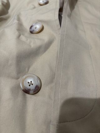 Gabardina Ralph Lauren Vintage Algodón Beige