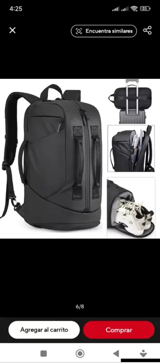 Mochila RZTX Mod. 8295 Negra