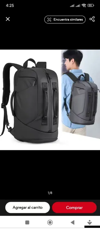 Mochila RZTX Mod. 8295 Negra