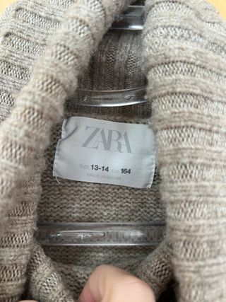 Jersey beige/gris Zara