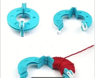 Máquina para hacer pompones