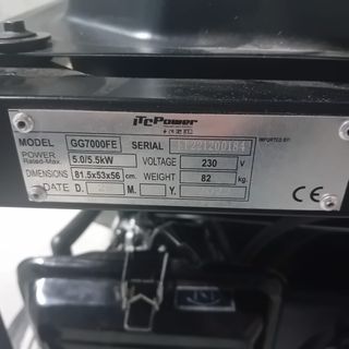 Generador Eléctrico 5000W