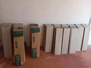 Suelo porcelánico imitación madera 80x20 cm