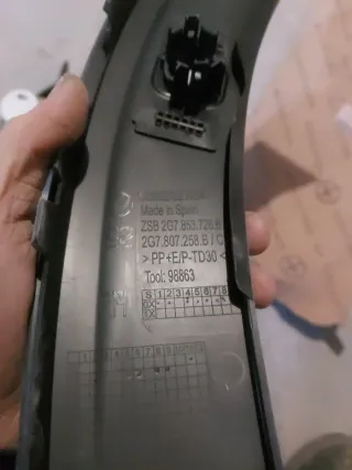 Moldura Paragolpes Delantero VW Taigo 2G7807258B