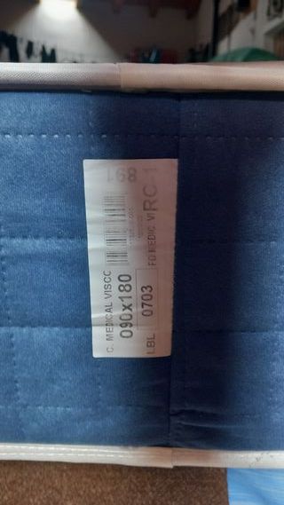 Colchón Viscoelástico 90x180