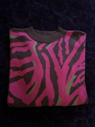 Jersey Mujer Estampado Cebra