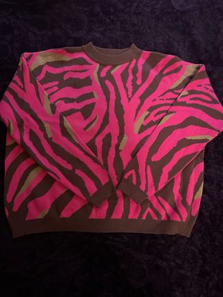 Jersey Mujer Estampado Cebra