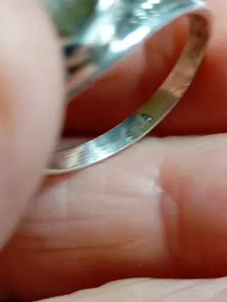 Anillo Plata Ley Piedra Labradorita