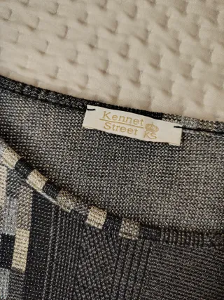 Vestito donna mezza stagione fantasia geometrica