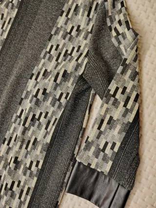 Vestito donna mezza stagione fantasia geometrica