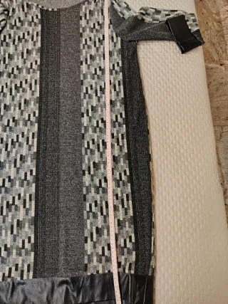 Vestito donna mezza stagione fantasia geometrica