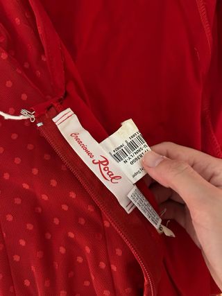 Traje de flamenca rojo diseño personalizado