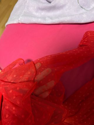 Traje de flamenca rojo diseño personalizado