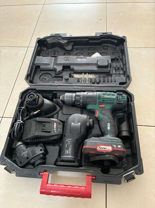 Taladro Parkside 4 funciones + Accesorios