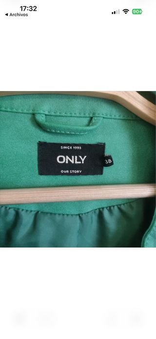 Cazadora verde entretiempo