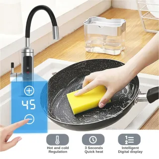 Grifo Calentador Agua Eléctrico Instantáneo