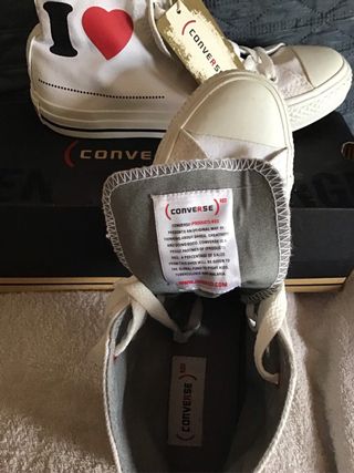 Converse All Star I Love NY Bianche