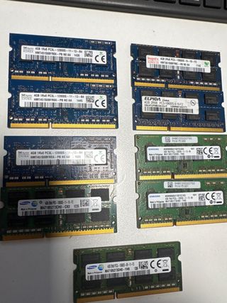 9 Banchi RAM 4GB DDR3 Notebook